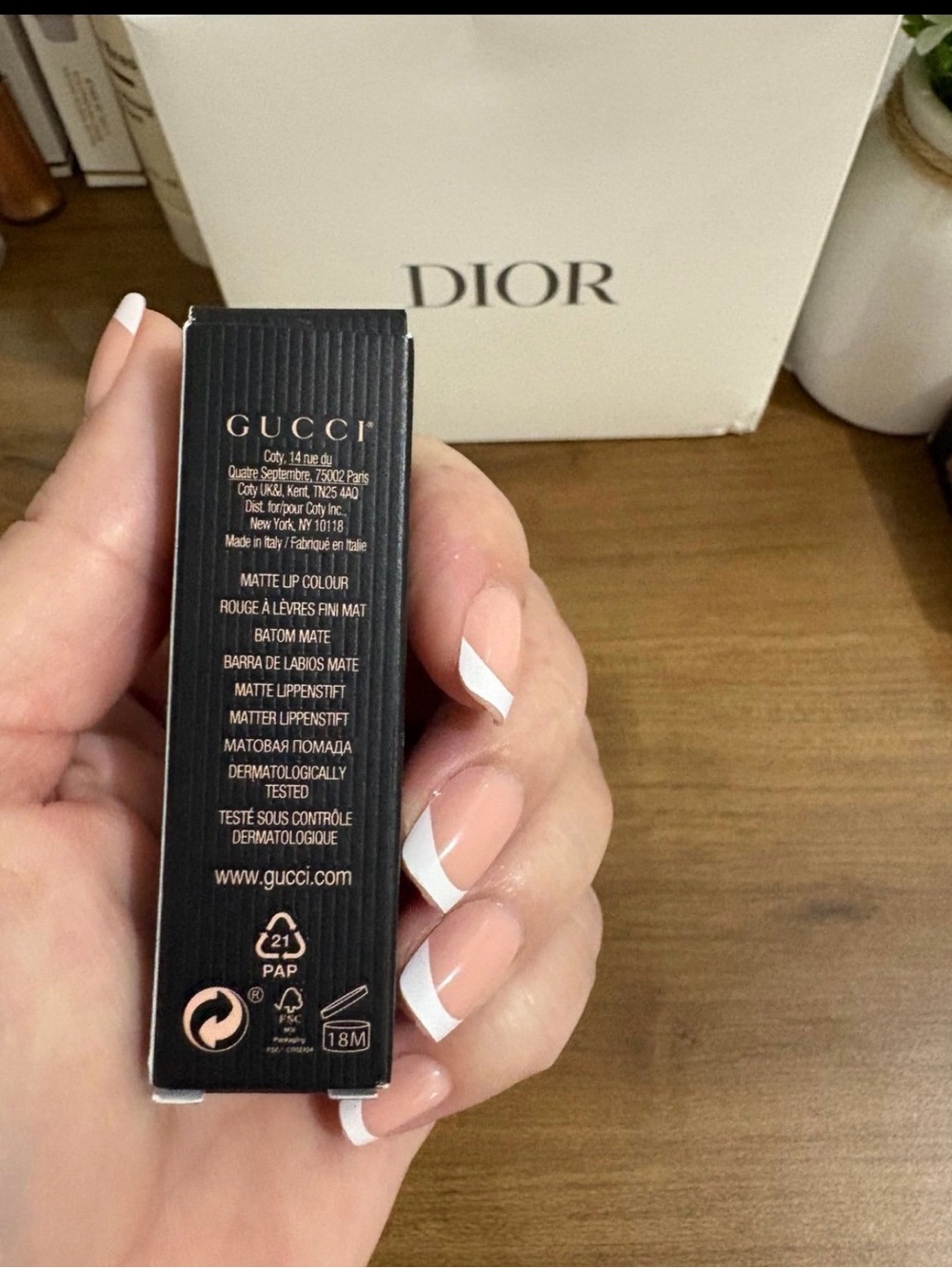 Gucci Rouge à Lèvres Mat Lipstick Joanna Burgundy 510 Limited Edition Matte NIB - Picture 9 of 12